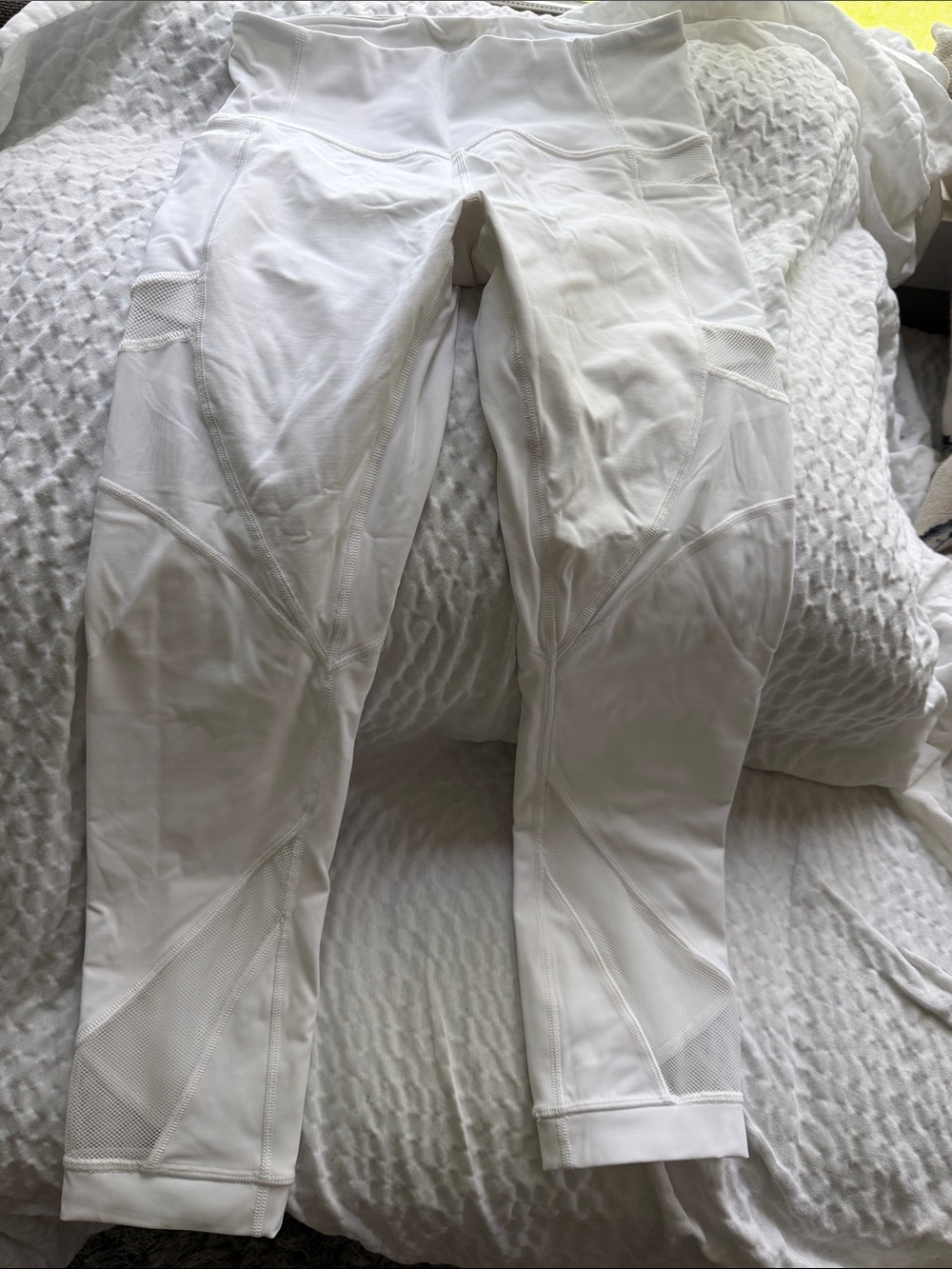 lululemon athletica White Men's Mesh-Panel Joggers
